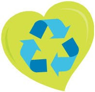 recycle heart image