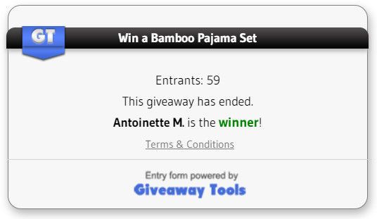 bamboo pajama giveaway