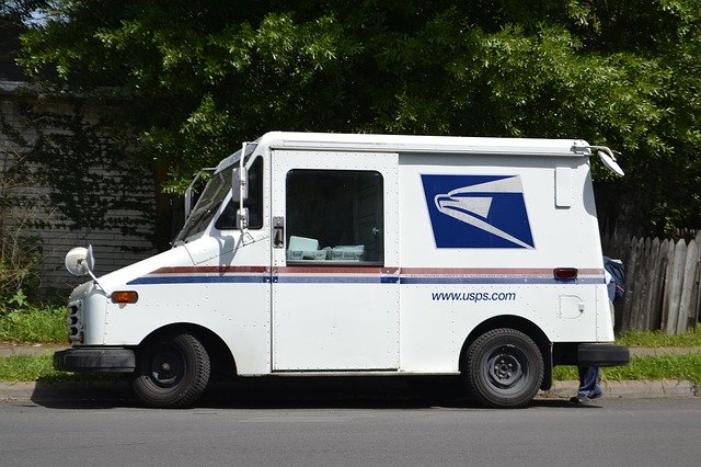 post office mail truck